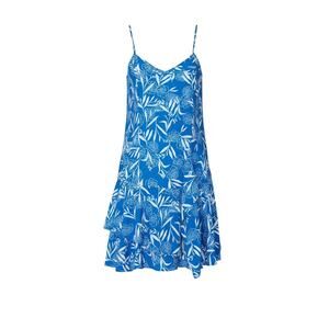 Thakoon Collective Leaf Ruffle Silk Slip Dress - 0